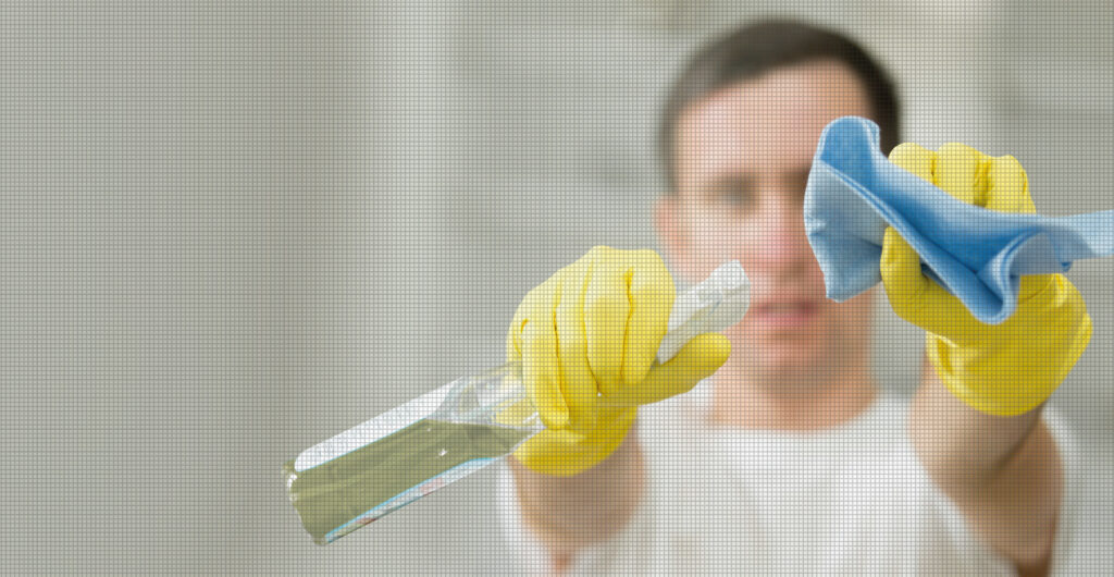 pulizia delle zanzariere