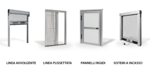 tipi di zanzariere effezeta system